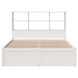 vidaXL Giroletto senza Materasso Bianco 140x200 cm Legno Massello Pino vidaXL Giroletto senza Materasso Bianco 140x200 cm Legno Massello Pino