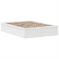vidaXL Letto senza Materasso Bianco 140x190 cm Legno Massello di Pino