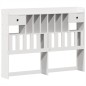 vidaXL Letto senza Materasso Bianco 140x190 cm Legno Massello di Pino