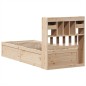 vidaXL Giroletto senza Materasso 75x190 cm in Legno Massello di Pino vidaXL Giroletto senza Materasso 75x190 cm in Legno Massello di Pino