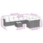 vidaXL Set Divano da Giardino 10 pz con Cuscini Beige in Polyrattan vidaXL Set Divano da Giardino 10 pz con Cuscini Beige in Polyrattan