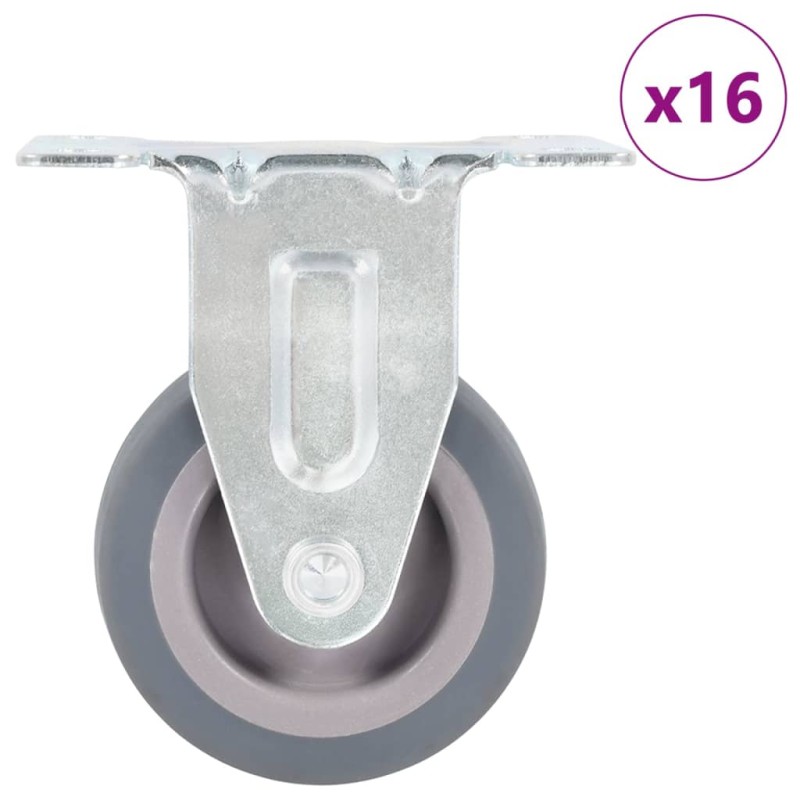 vidaXL Rotelle Fisse 16 pz 50 mm vidaXL Rotelle Fisse 16 pz 50 mm