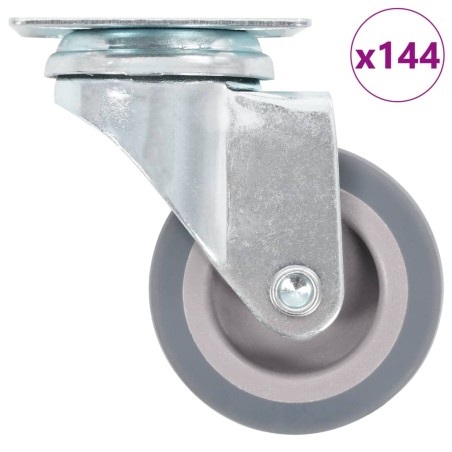 vidaXL Ruote Girevoli 144 pz 50 mm