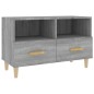Mobile Porta TV Grigio Sonoma 80x36x50 cm in Legno Multistrato Mobile Porta TV Grigio Sonoma 80x36x50 cm in Legno Multistrato