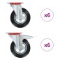 vidaXL Ruote Girevoli 12 pz 160 mm vidaXL Ruote Girevoli 12 pz 160 mm