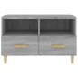 Mobile Porta TV Grigio Sonoma 80x36x50 cm in Legno Multistrato Mobile Porta TV Grigio Sonoma 80x36x50 cm in Legno Multistrato