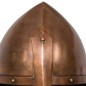 vidaXL Elmo da Cavaliere Medievale Antico Replica LARP Rame in Acciaio