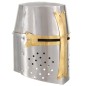 vidaXL Elmo da Cavaliere Medievale Crociato Replica LARP Argento vidaXL Elmo da Cavaliere Medievale Crociato Replica LARP Argento