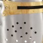 vidaXL Elmo da Cavaliere Medievale Crociato Replica LARP Argento vidaXL Elmo da Cavaliere Medievale Crociato Replica LARP Argento