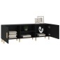 Mobile Porta TV Nero 150x30x50 cm in Legno Multistrato Mobile Porta TV Nero 150x30x50 cm in Legno Multistrato