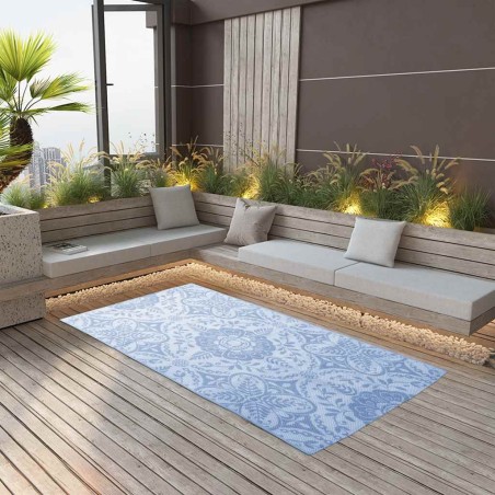 vidaXL Tappeto da Esterni Blu Baby 120x180 cm in PP