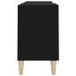 Mobile Porta TV Nero 150x30x50 cm in Legno Multistrato Mobile Porta TV Nero 150x30x50 cm in Legno Multistrato