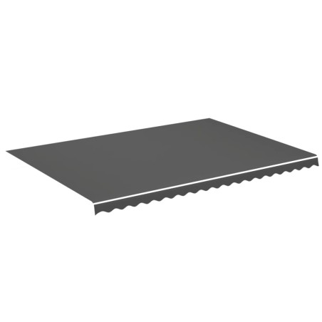 vidaXL Tessuto di Ricambio Tenda da Sole Antracite 5x3,5 m