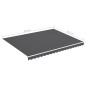 vidaXL Tessuto di Ricambio per Tenda da Sole Antracite 4,5x3,5 m vidaXL Tessuto di Ricambio per Tenda da Sole Antracite 4,5x3,5 m