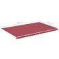 vidaXL Tessuto di Ricambio per Tenda da Sole Rosso Borgogna 5x3 m vidaXL Tessuto di Ricambio per Tenda da Sole Rosso Borgogna 5x3 m