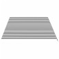 vidaXL Tessuto di Ricambio Tenda da Sole Antracite e Bianco 5x3,5 m vidaXL Tessuto di Ricambio Tenda da Sole Antracite e Bianco 5x3,5 m