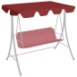 vidaXL Baldacchino per Dondolo Giardino Rosso Vino 188/168x145/110 cm vidaXL Baldacchino per Dondolo Giardino Rosso Vino 188/168x145/110 cm
