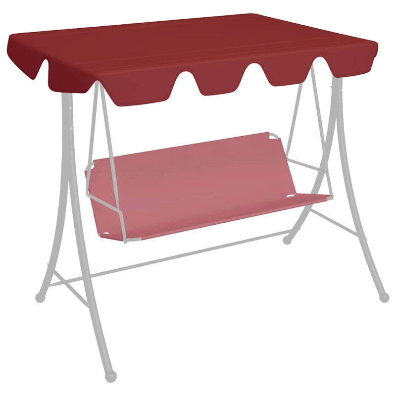 vidaXL Baldacchino per Dondolo Giardino Bianco 150/130x105/70 cm vidaXL Baldacchino per Dondolo Giardino Bianco 150/130x105/70 cm