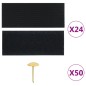 vidaXL Tende Antimosche 2 pz per Porte con Magneti Nere 220x110 cm vidaXL Tende Antimosche 2 pz per Porte con Magneti Nere 220x110 cm
