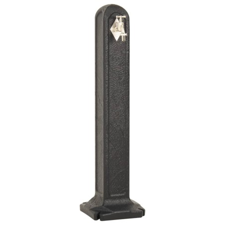 vidaXL Cisterna da giardino con Rubinetto Antracite Effetto Pietra 