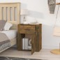 Comodino Rovere Fumo 50x36x60 cm Legno Multistrato Comodino Rovere Fumo 50x36x60 cm Legno Multistrato