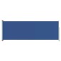vidaXL Tenda Laterale Retrattile per Patio 220x600 cm Blu vidaXL Tenda Laterale Retrattile per Patio 220x600 cm Blu