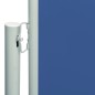 vidaXL Tenda Laterale Retrattile per Patio 220x600 cm Blu vidaXL Tenda Laterale Retrattile per Patio 220x600 cm Blu