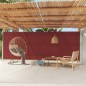 vidaXL Tenda da Sole Laterale Retrattile per Patio 200x600 cm Rossa vidaXL Tenda da Sole Laterale Retrattile per Patio 200x600 cm Rossa