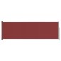 vidaXL Tenda da Sole Laterale Retrattile per Patio 200x600 cm Rossa vidaXL Tenda da Sole Laterale Retrattile per Patio 200x600 cm Rossa