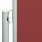 vidaXL Tenda da Sole Laterale Retrattile per Patio 200x600 cm Rossa vidaXL Tenda da Sole Laterale Retrattile per Patio 200x600 cm Rossa
