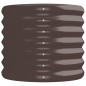 vidaXL Letto Giardino Acciaio Verniciato a Polvere 224x40x36cm Marrone vidaXL Letto Giardino Acciaio Verniciato a Polvere 224x40x36cm Marrone