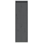 Pensili Grigi 2 pz 30x30x100 cm in Legno Massello di Pino Pensili Grigi 2 pz 30x30x100 cm in Legno Massello di Pino