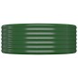 vidaXL Letto Giardino Acciaio Verniciato a Polvere 249x100x36 cm Verde vidaXL Letto Giardino Acciaio Verniciato a Polvere 249x100x36 cm Verde