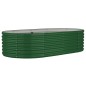 vidaXL Letto Giardino Acciaio Verniciato a Polvere 152x80x36 cm Verde vidaXL Letto Giardino Acciaio Verniciato a Polvere 152x80x36 cm Verde