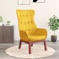 vidaXL Poltrona Relax Giallo Senape in Tessuto