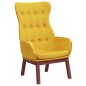 vidaXL Poltrona Relax Giallo Senape in Tessuto