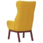 vidaXL Poltrona Relax Giallo Senape in Tessuto
