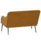 Panca Marrone 110x76x80 cm in Velluto Panca Marrone 110x76x80 cm in Velluto