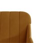 Panca Marrone 110x76x80 cm in Velluto Panca Marrone 110x76x80 cm in Velluto