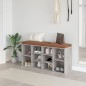 Scarpiera Grigio Cemento 103x30x48 cm in Legno Multistrato Scarpiera Grigio Cemento 103x30x48 cm in Legno Multistrato