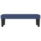 vidaXL Panca Blu 100x30x30 cm in Tessuto