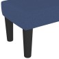 vidaXL Panca Blu 100x30x30 cm in Tessuto