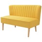 Divano in Stoffa 117x55,5x77 cm Giallo Divano in Stoffa 117x55,5x77 cm Giallo