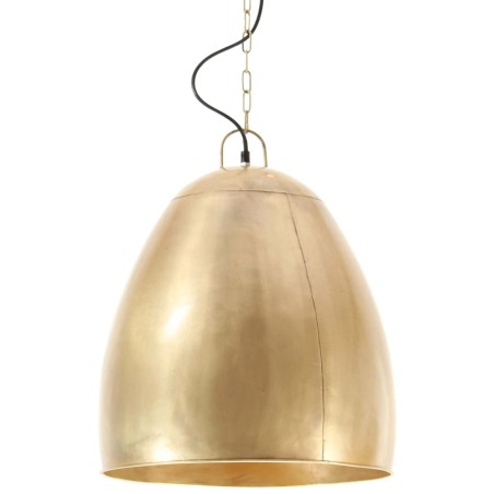 vidaXL Lampada a Sospensione Industriale 25 W Ottone Rotonda 42 cm E27