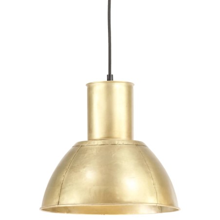 vidaXL Lampada a Sospensione 25 W Ottone Rotonda 28,5 cm E27