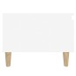 Tavolini Bianchi 2pz 50x46x35 cm in Legno Multistrato
