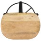 vidaXL Sgabelli da Bar 2 pz 66 cm in Legno Massello di Mango vidaXL Sgabelli da Bar 2 pz 66 cm in Legno Massello di Mango