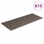 vidaXL Tappeti Adesivi Rettangolari per Scale 15 pz 60x25 cm Crema vidaXL Tappeti Adesivi Rettangolari per Scale 15 pz 60x25 cm Crema