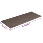 vidaXL Tappeti Adesivi Rettangolari per Scale 15 pz 60x25 cm Crema vidaXL Tappeti Adesivi Rettangolari per Scale 15 pz 60x25 cm Crema