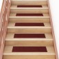 vidaXL Tappeti Adesivi Rettangolari per Scale 15 pz 76x20 cm Rossi vidaXL Tappeti Adesivi Rettangolari per Scale 15 pz 76x20 cm Rossi